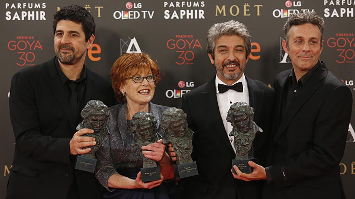 Cesc Gay, Ricardo Darín, vencedors de la gala amb els seus 5 Goya.