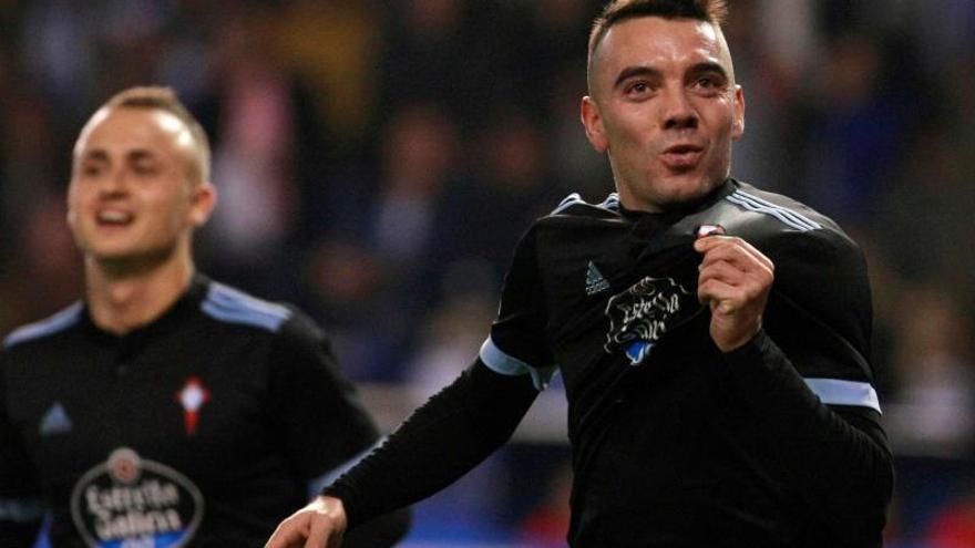 Aspas se queda fuera de la lista para el derbi