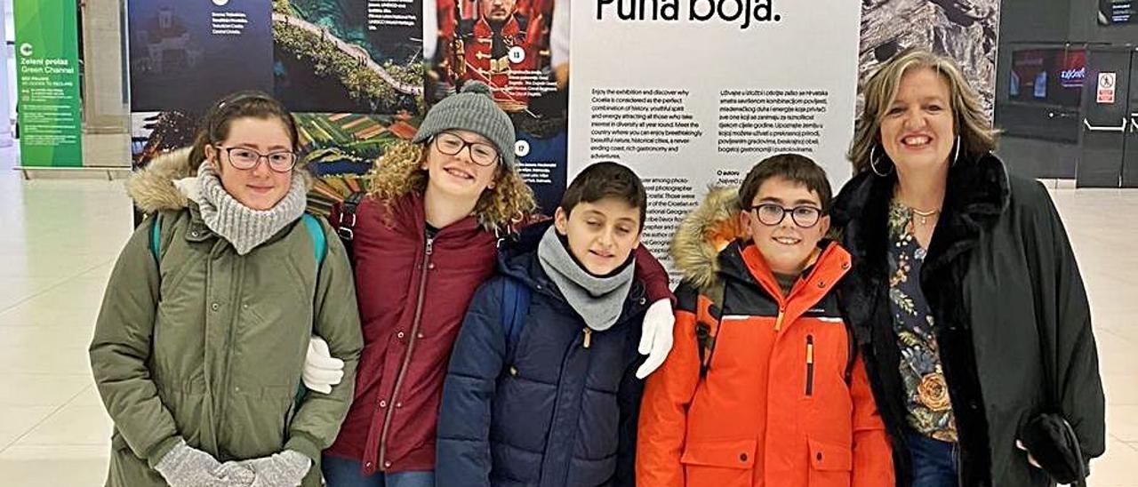 Alumnos del Bec de l’Àguila en uno de sus intercambios europeos. | INFORMACIÓN