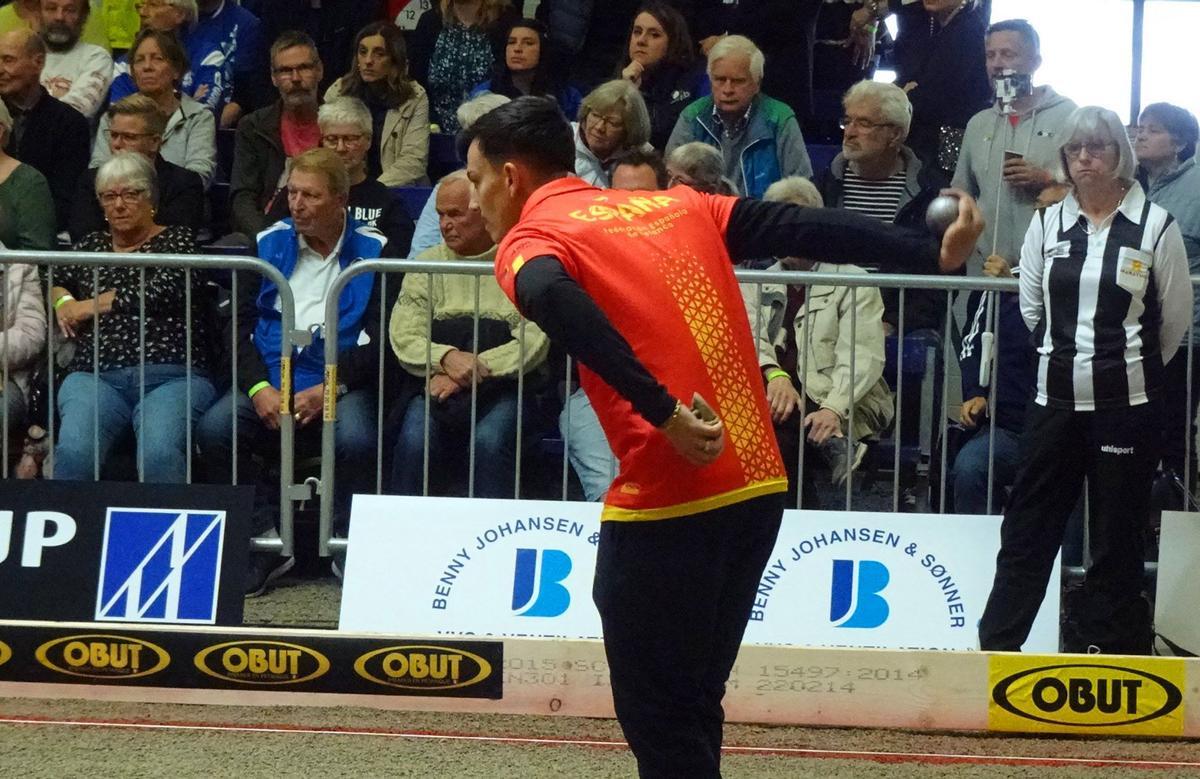 Jesús Escacho, durante el Mundial de Dinamarca en el que se coronó campeón.