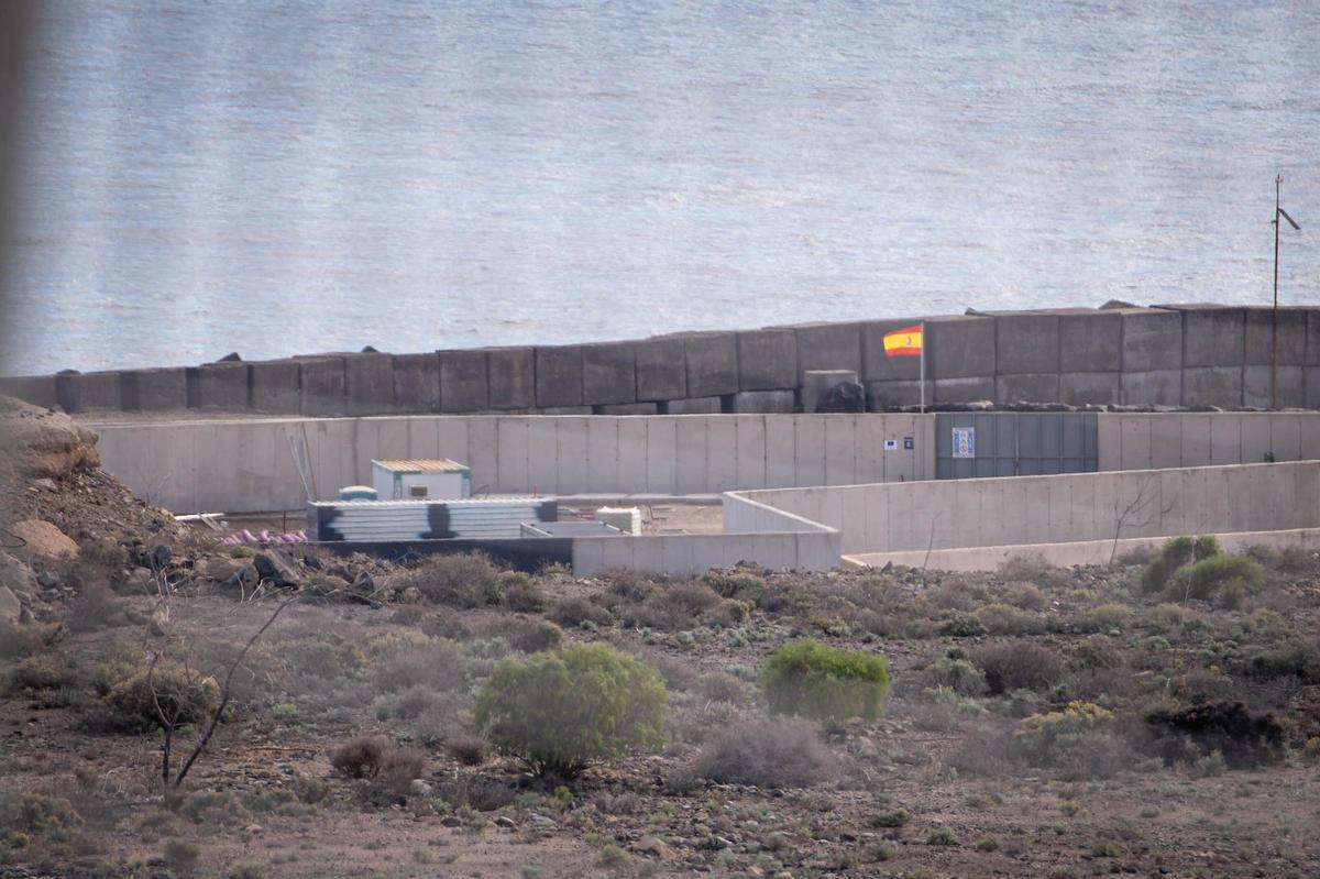 Recinto donde se construye el nuevo CATE dentro del polígono industrial de Granadilla de Abona