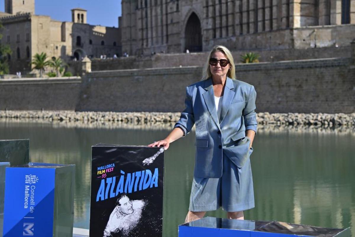 Trine Dyrholm junto a la Seu