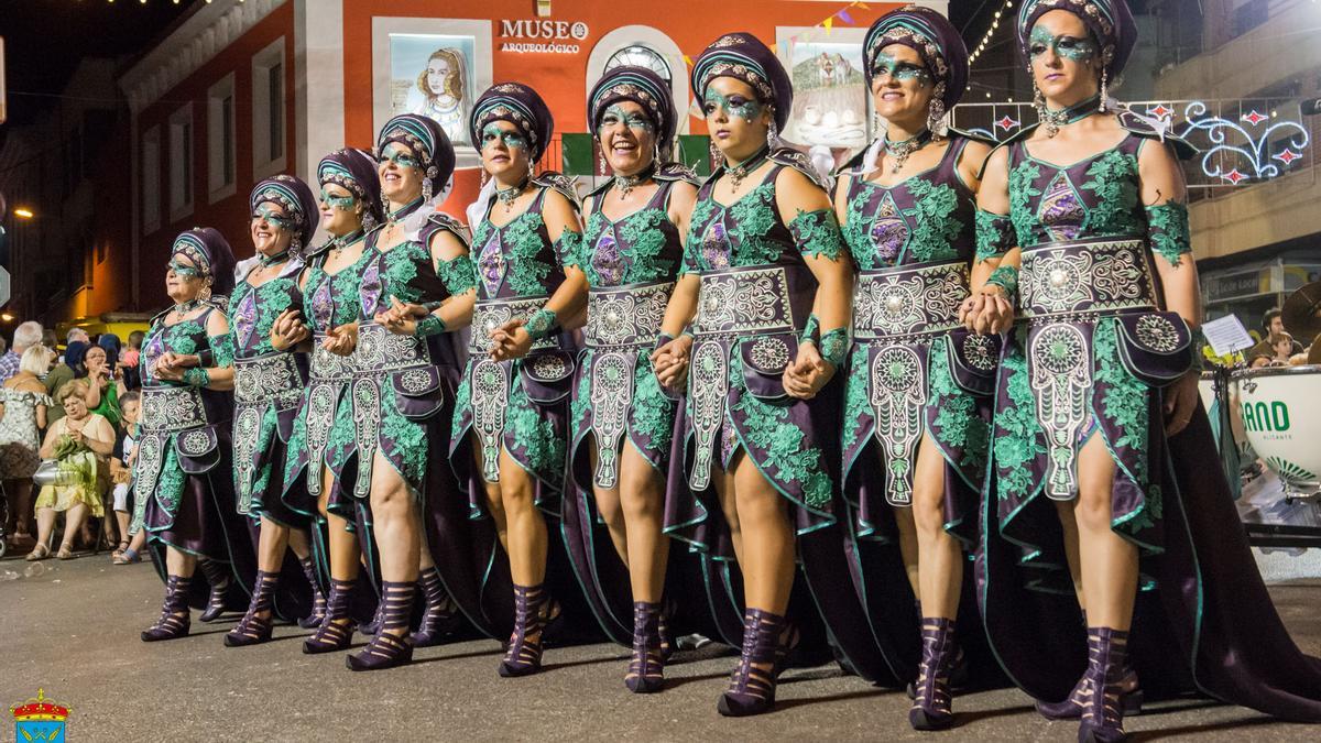 Desfile de Moros y Cristianos de las Fiestas de Rojales.