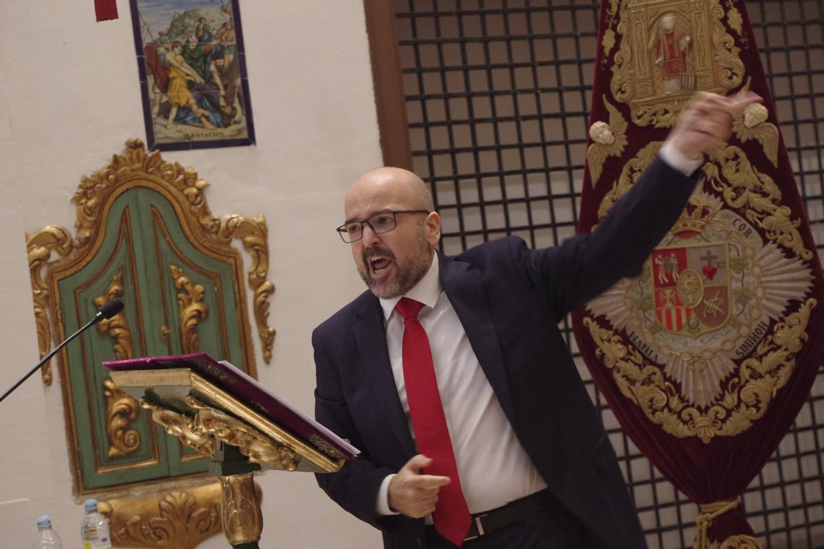 Pregón de la 74 bendición de las uvas y el mosto en la iglesia de las Catalinas