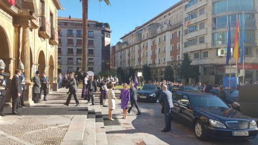 La Reina Sofía ya está en Oviedo