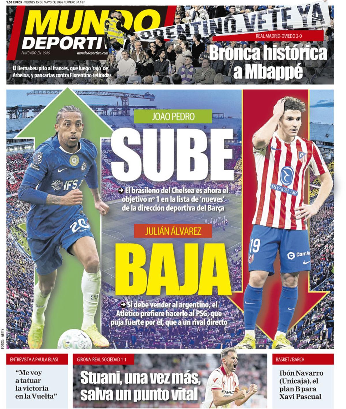 El incendio con Mbappé, en las portadas de hoy