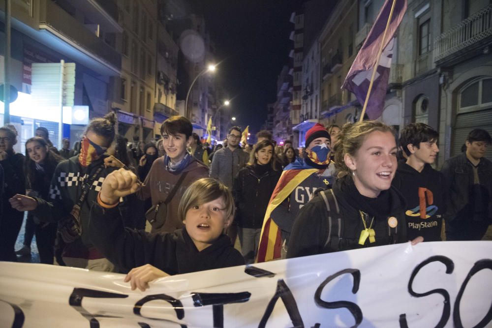 Manifestació contra la sentència del cas de violació a una menor a Manresa