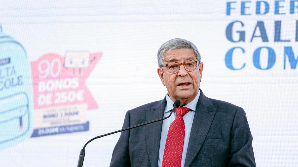 José María Seijas, presidente de la Federación Gallega de Comercio.