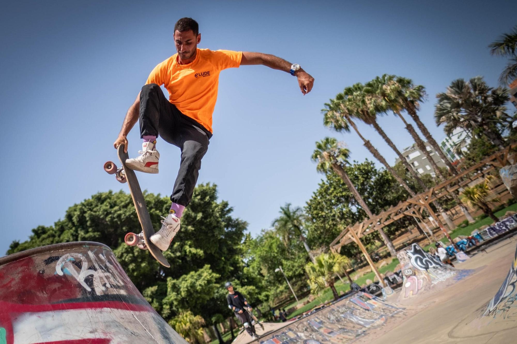 Taller de skate en el parque de La Granja