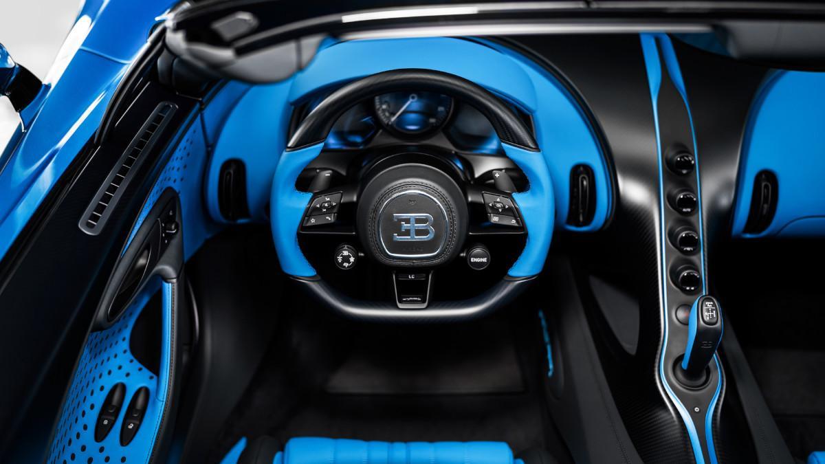 Interior del Bugatti Mistral Sur Mesure Fly Bug
