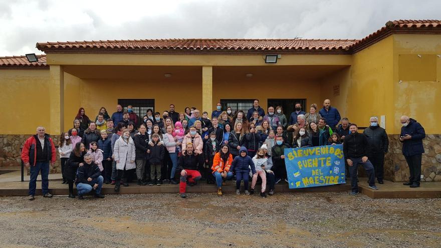 Recibimiento en Fuente del Maestre.