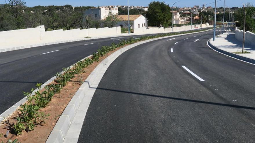 Se abre al tráfico el primer tramo del vial J de Calp