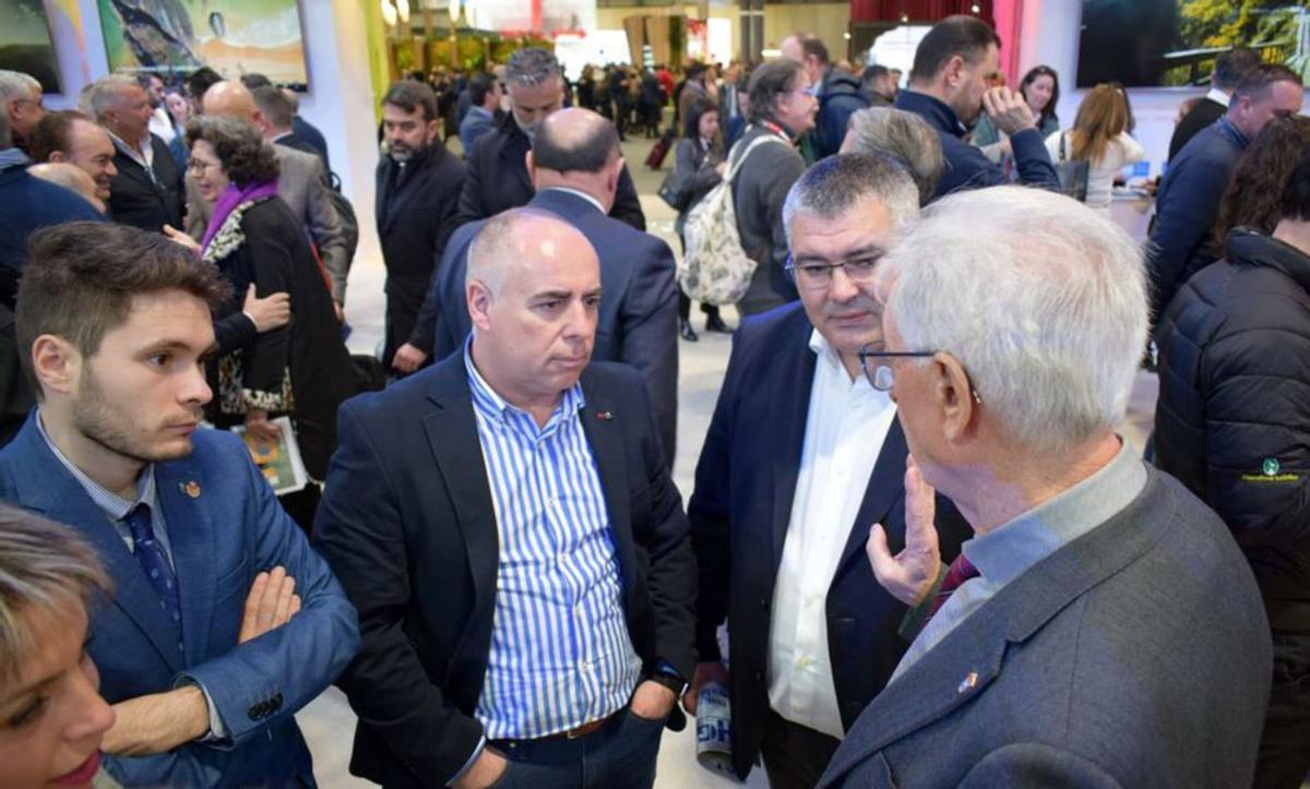 Integrantes de Mar de Santiago ayer en Fitur. |   // FDV