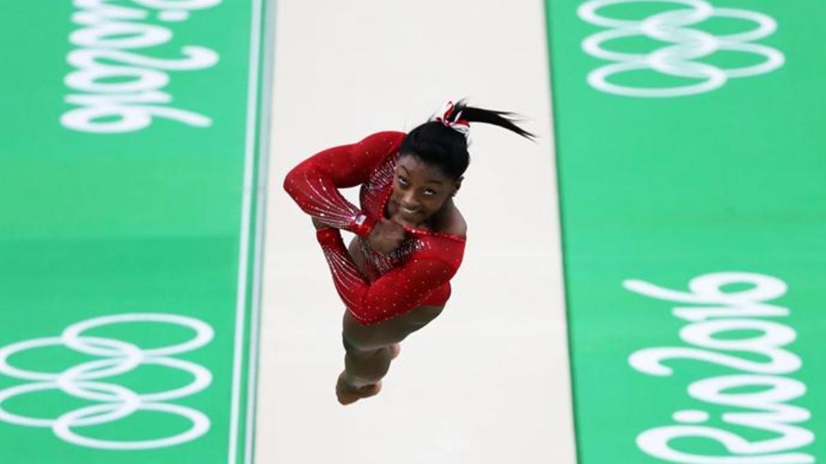 Simone Biles, en los JJOO de Rio 2016.