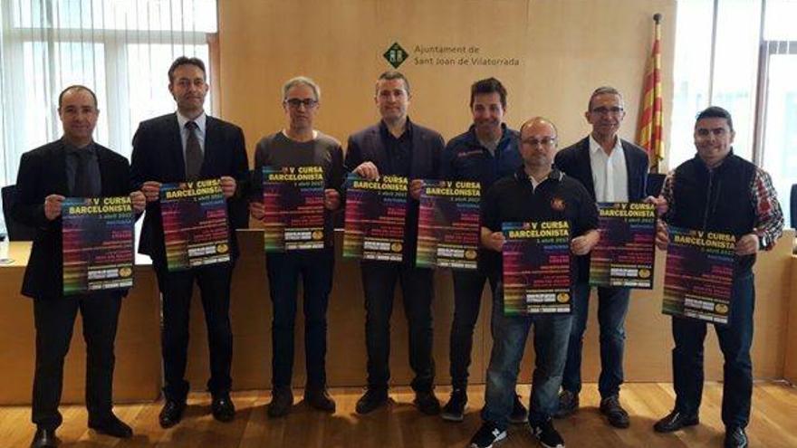 Els organitzadors van presentar la cursa barcelonista de Sant Joan