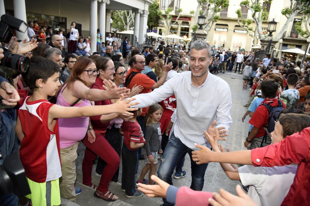 La trajectòria de Román Montáñez, en imatges