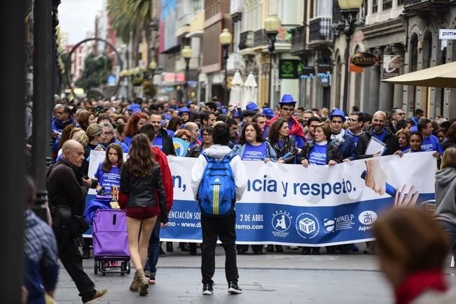 Marcha azul para celebrar el Dia Mundial de ...