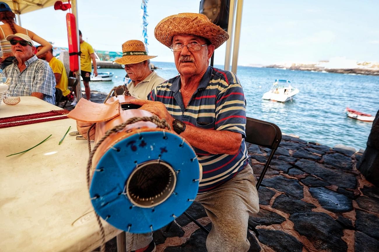 Muestra de actividades tradicionales de los pescadores en Los Abrigos