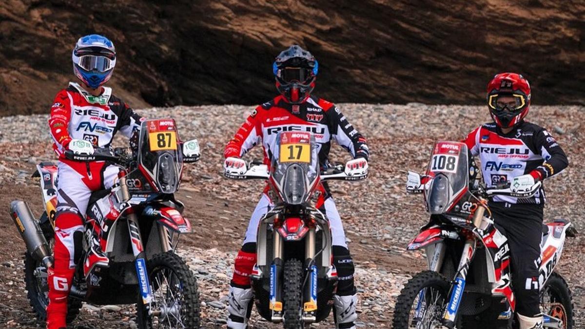 Pedrero, al Dakar con Rieju