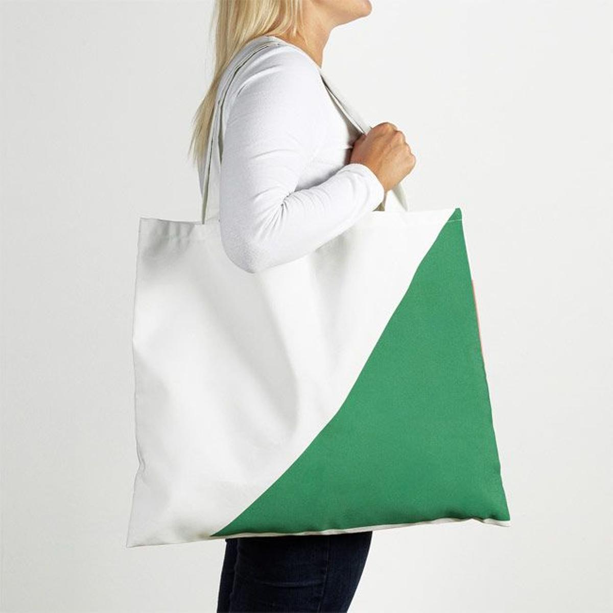 Colección Musselblomma de Ikea: bolsa verde