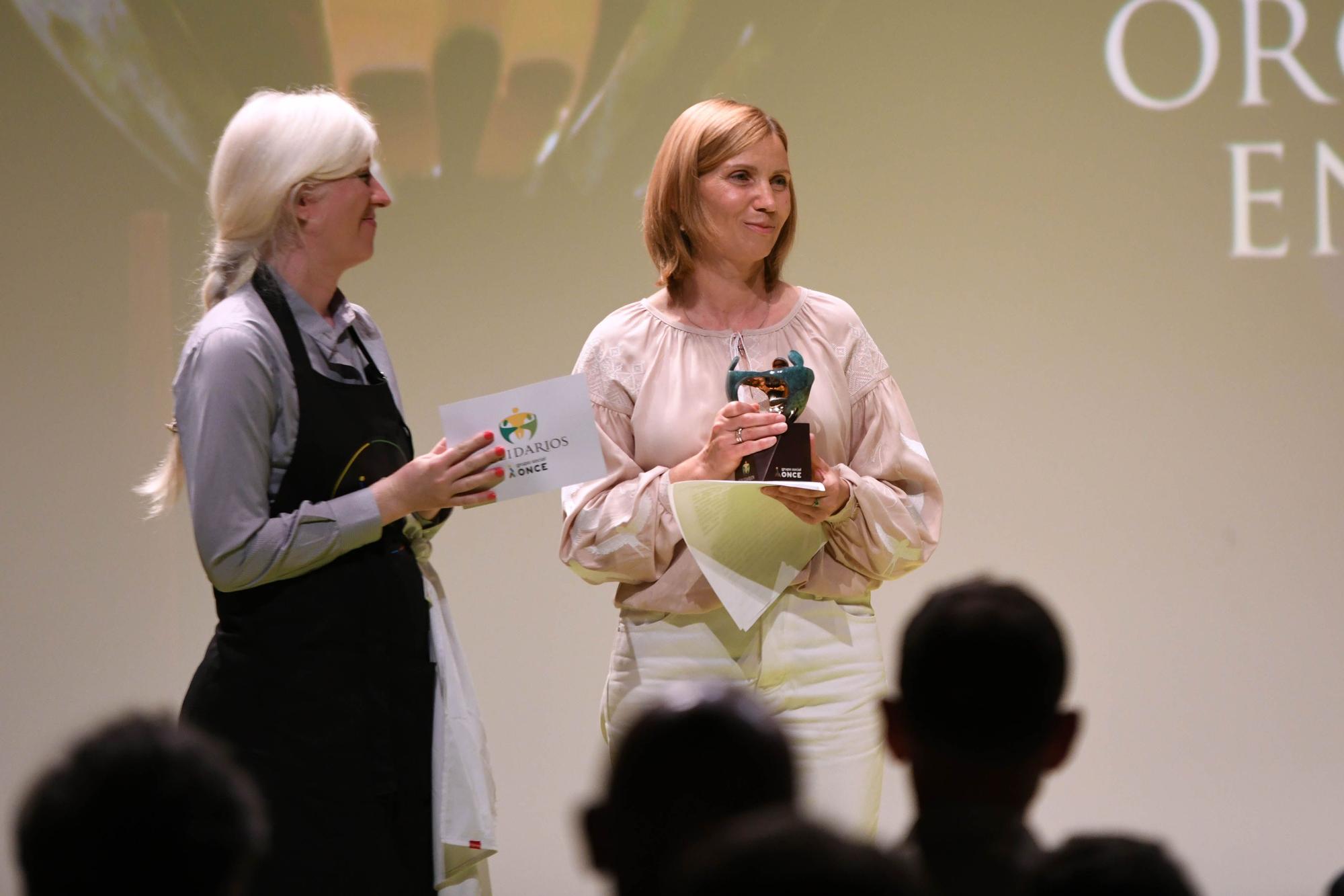 Entrega de los Premios Solidarios ONCE en el Ágora de A Coruña