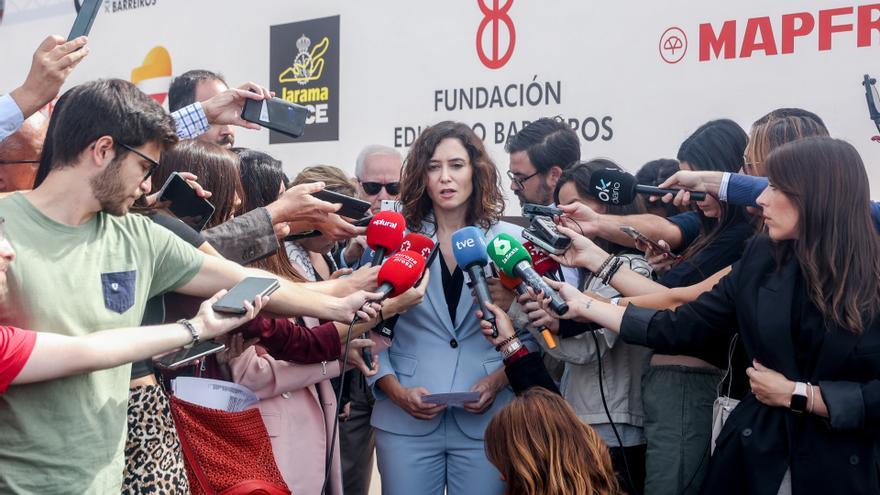 La presidenta de la Comunidad de Madrid, Isabel Díaz Ayuso.