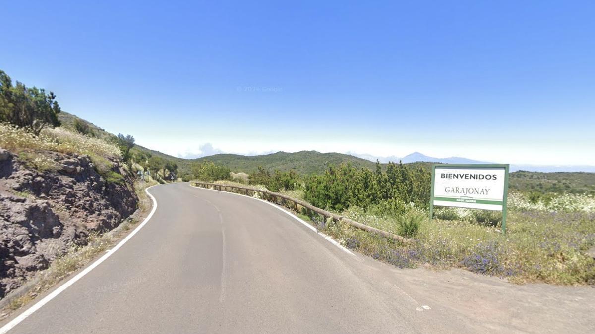 Una carretera de La Gomera.