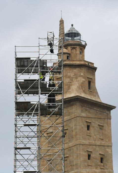 Se conmemoran los diez años de la declaración de la Torre de Hércules como Patrimonio Universal.