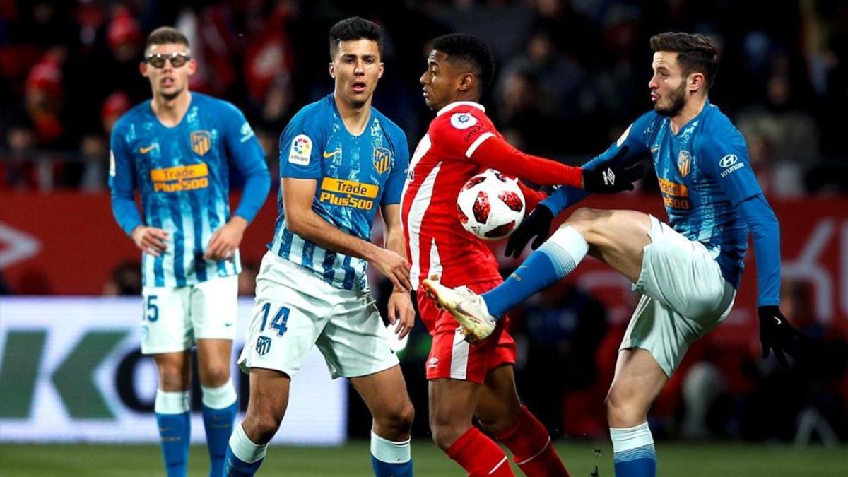 El Atlético de Madrid recupera a Lucas y Gelson para el partido de Copa contra el Girona