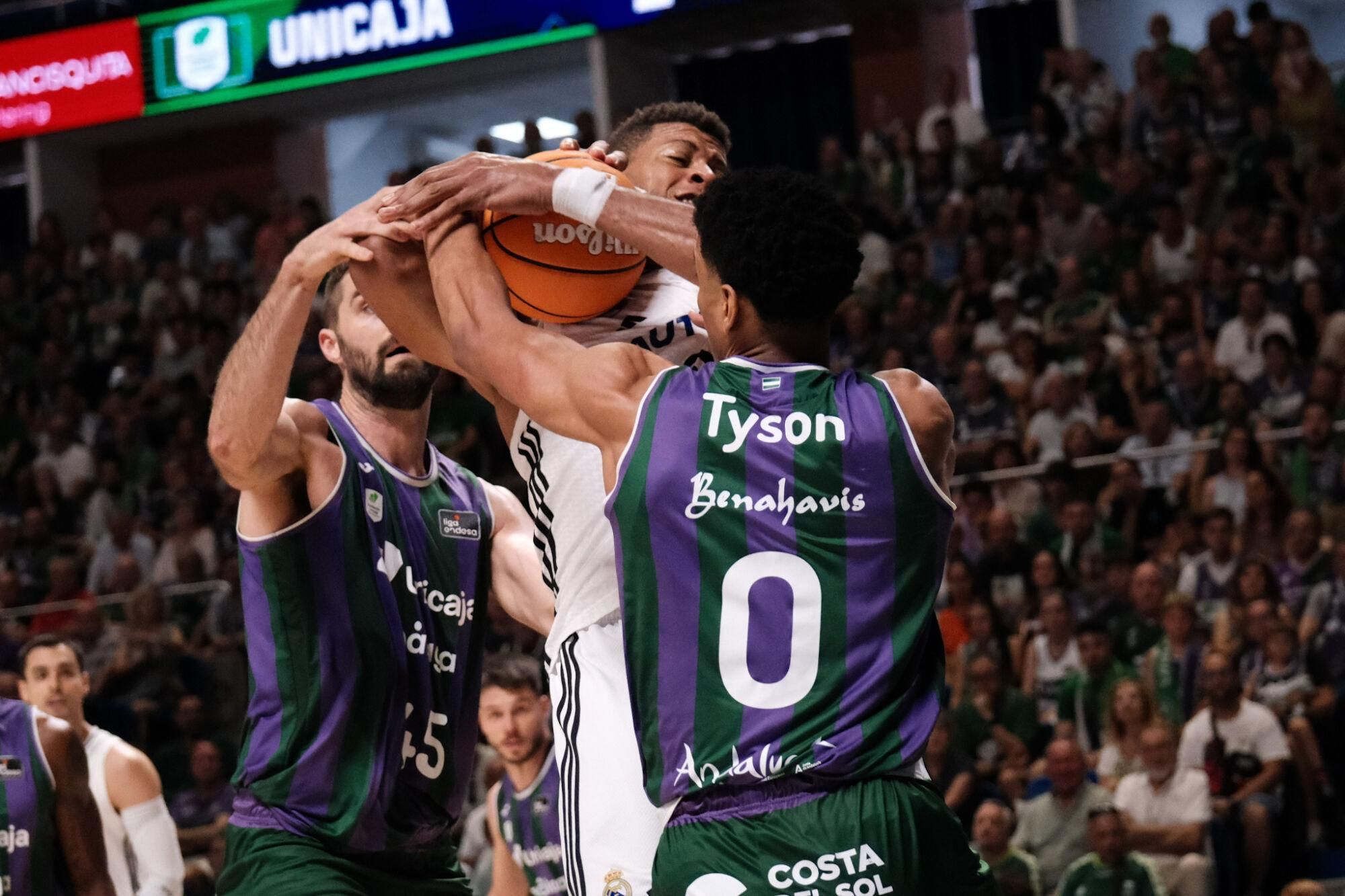 Tercer partido de semifinales de la ACB: Unicaja-Real Madrid
