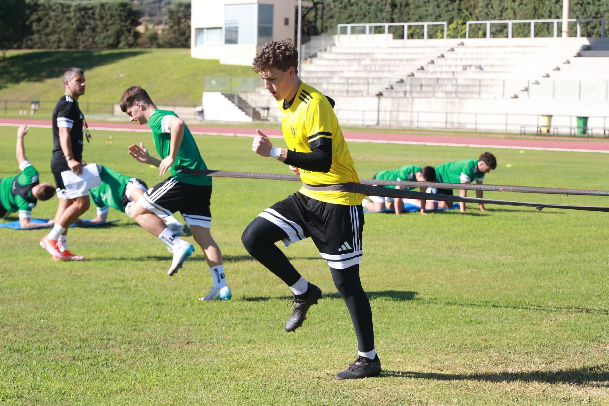 Primer entrenamiento del Cacereño 2025-2026