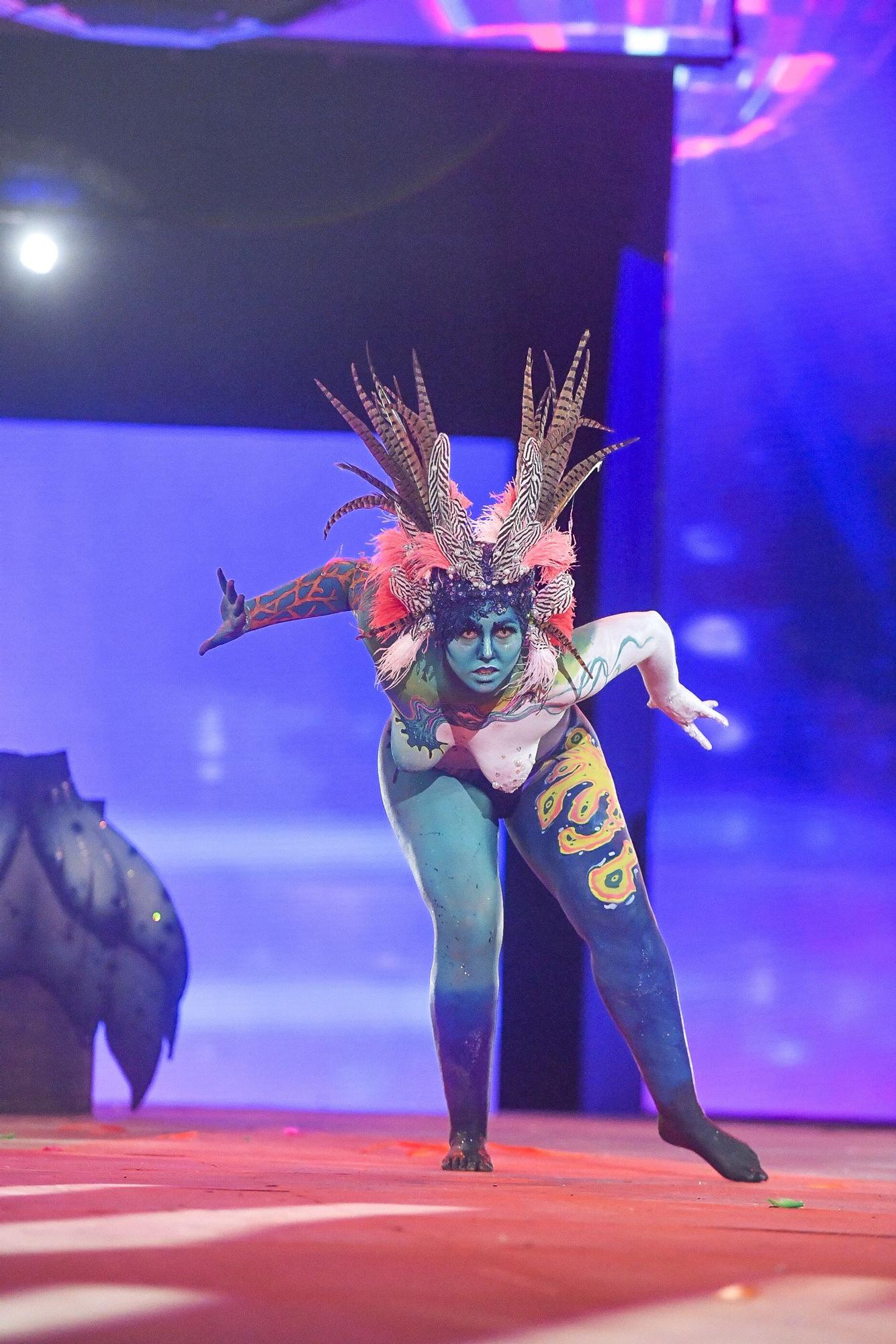 Concurso de maquillaje corporal del Carnaval de Las Palmas de Gran Canaria 2023