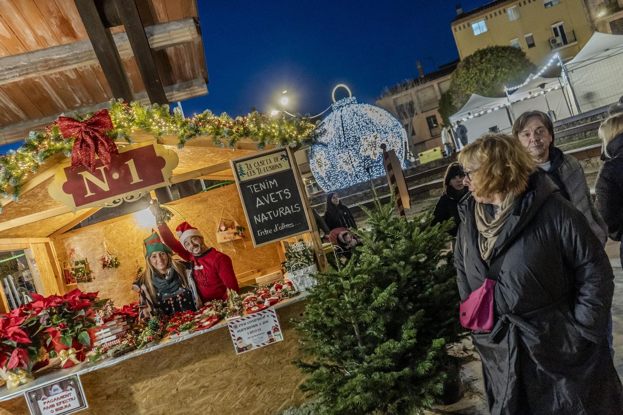 Sant Fruitós obre la pista de gel i el Mercat de Nadal