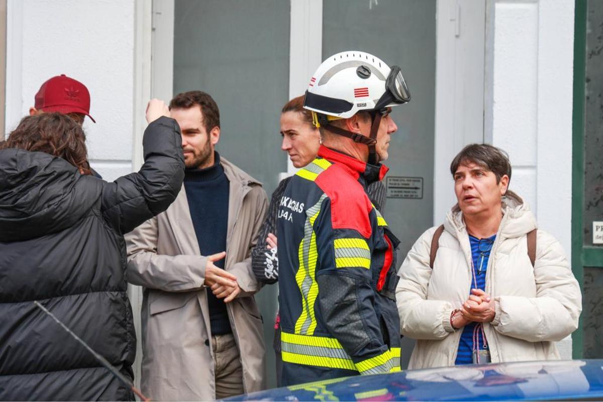 Se incendia la narcovivienda de Os Duráns, en Vilagarcía
