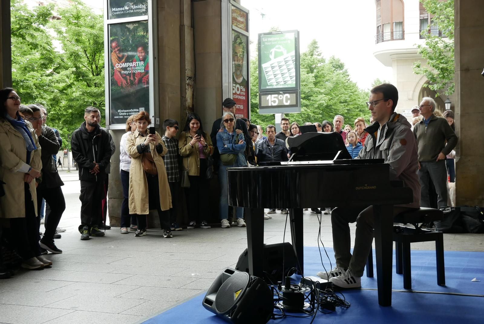 La música de piano toma la calle
