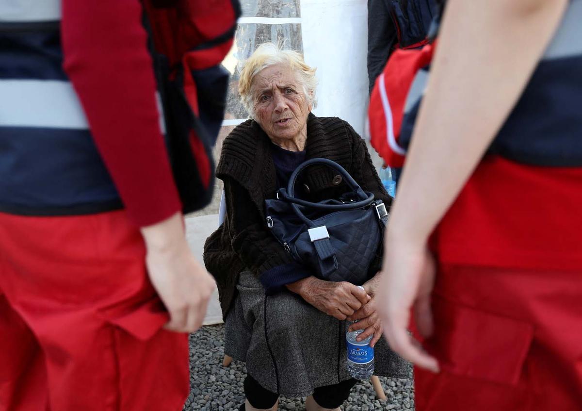 Los refugiados de Alto Karabaj llegan a Kornidzor