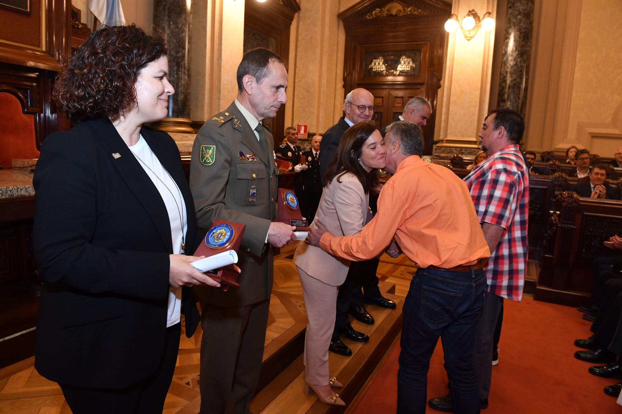 Celebración de la festividad de la Policía Local en A Coruña