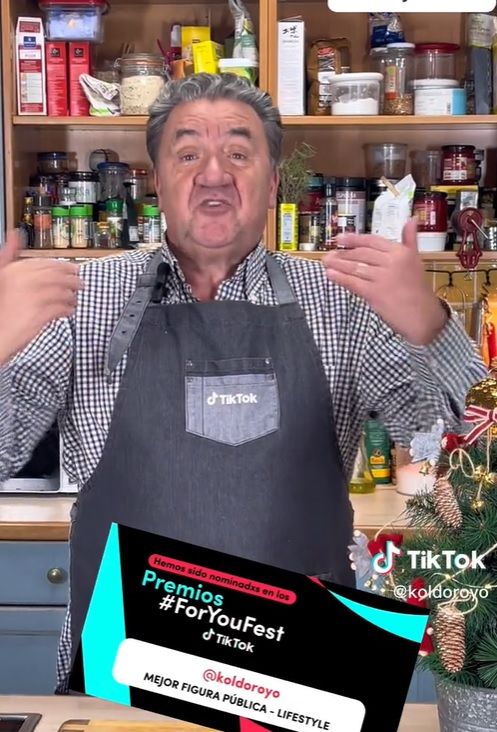 Koldo Royo publica vídeos en Tik Tok.