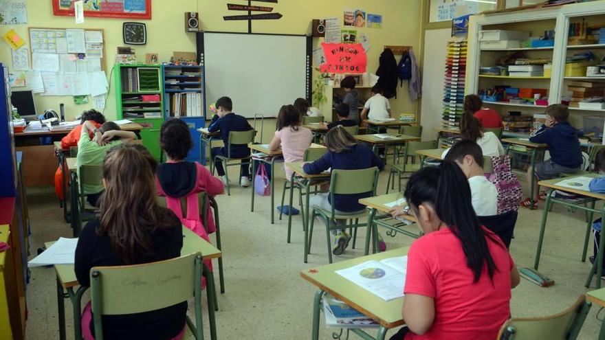 Alumnos realizando la prueba el curso pasado.