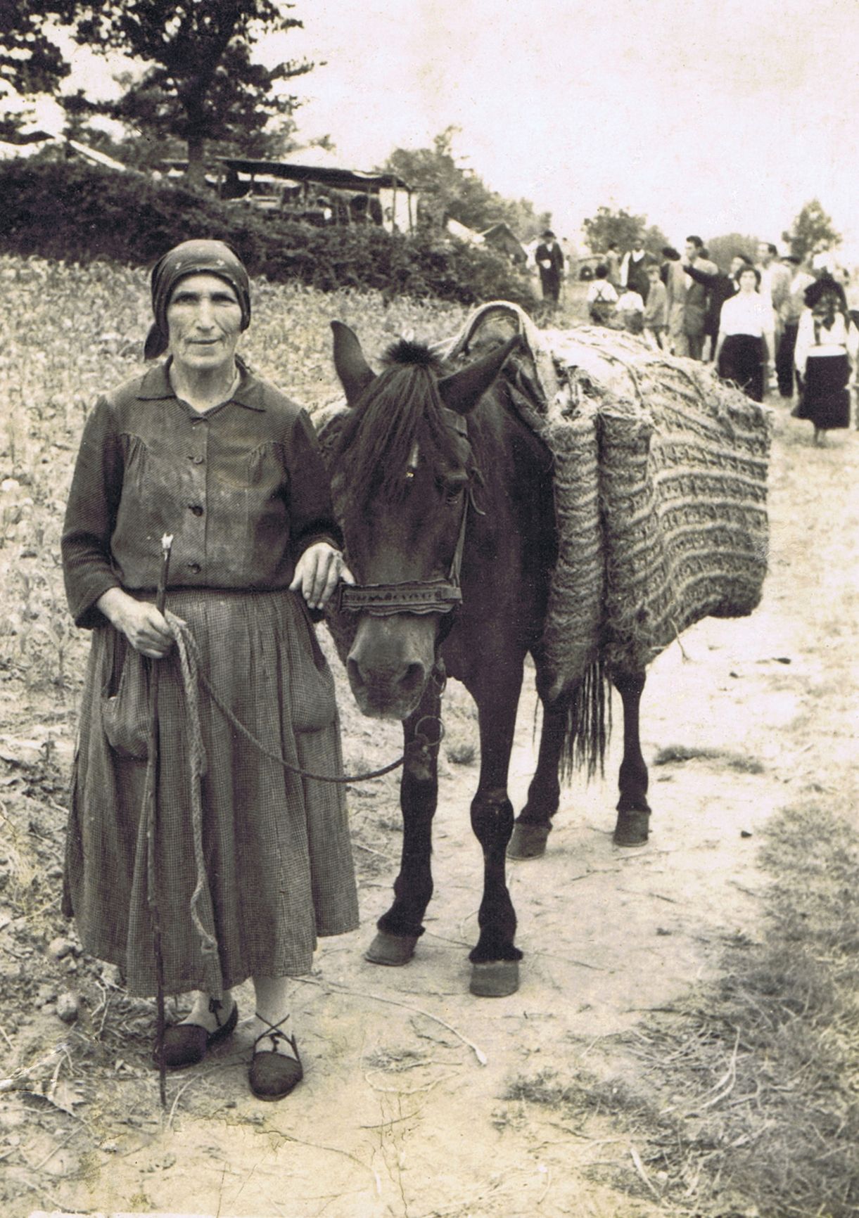 Carmen Rapela, en 1955