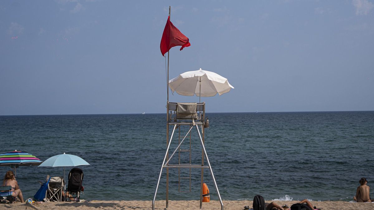 Badalona ha prohibido el baño por contaminación en sus playas cada vez que ha llovido moderadamente este verano