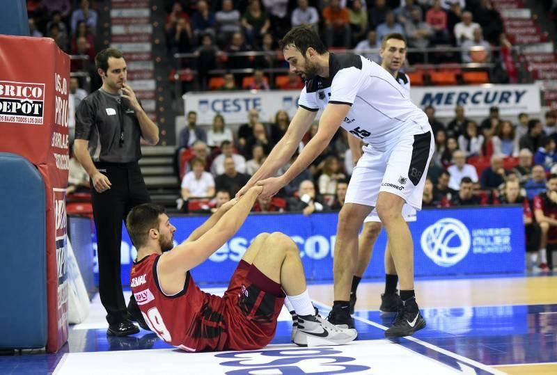 Las mejores imágenes del CAI Zaragoza - Bilbao Basket