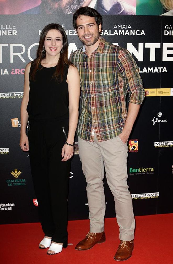 Alejandro Tous y Ruth Nuñez en el estreno de 'Nuestros amantes' en Madrid