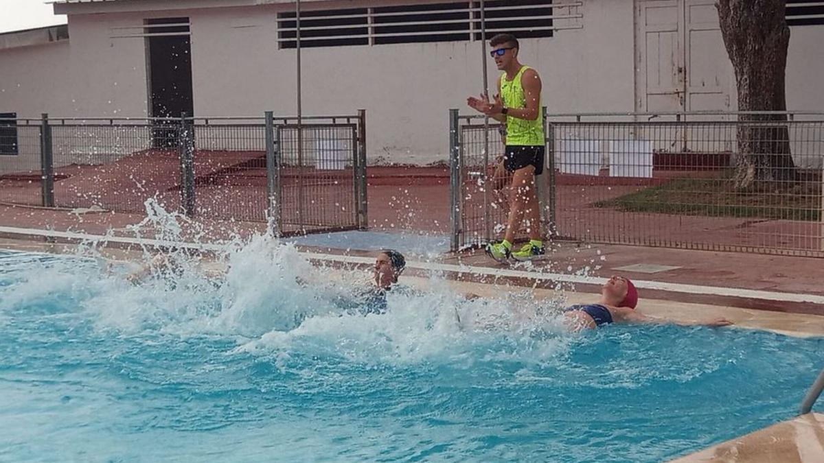 El aquagym goza de una gran aceptación año tras año. | SERVICIO ESPECIAL