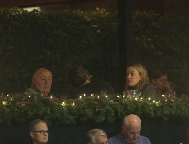 La familia Ortega, durante el concurso hípico