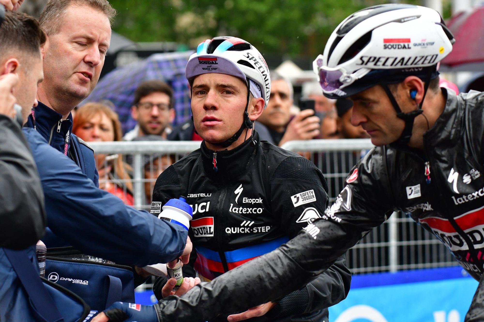 Remco Evenepoel en el Giro de Italia