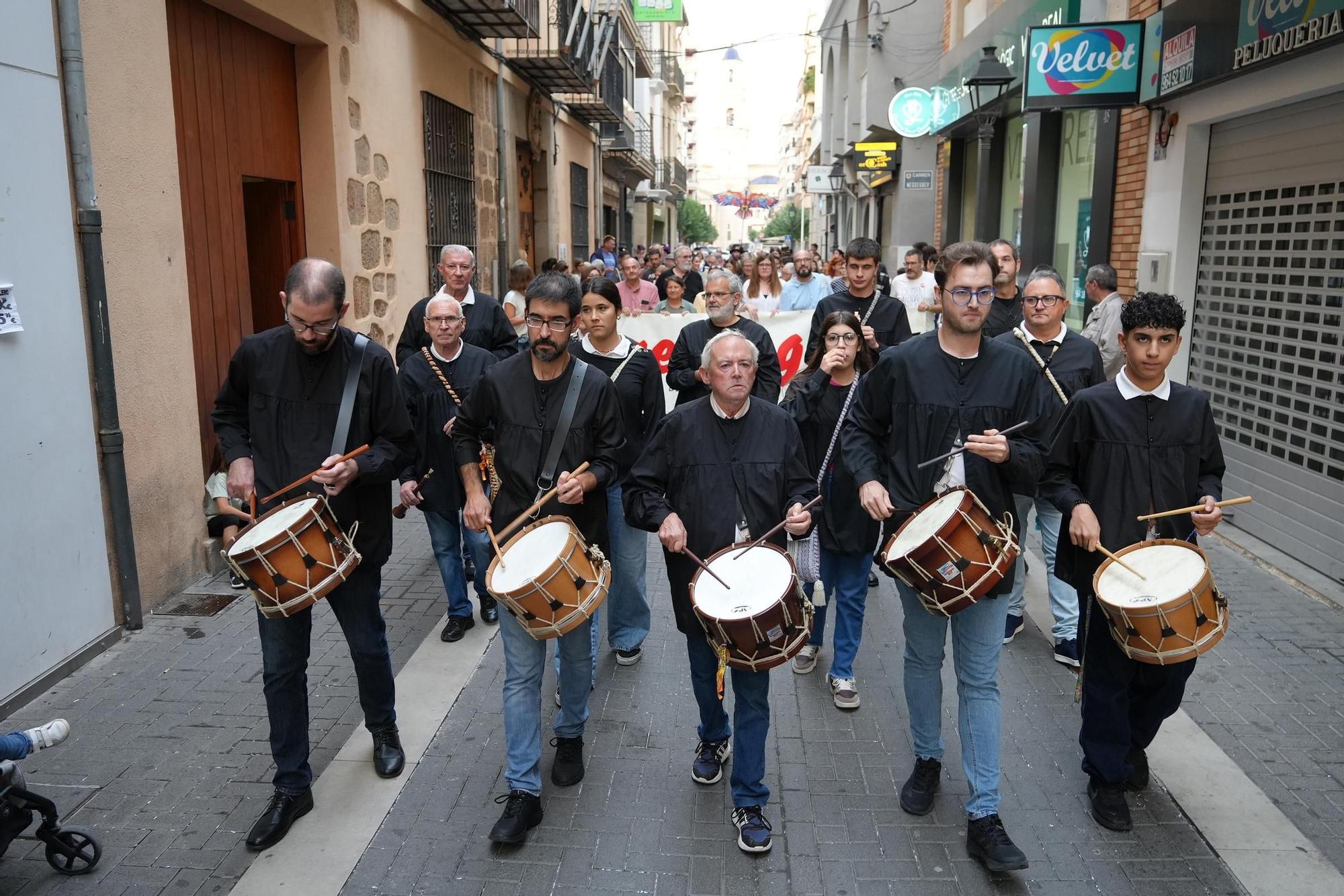 Fotos del Correllengua cívic a Vila-real