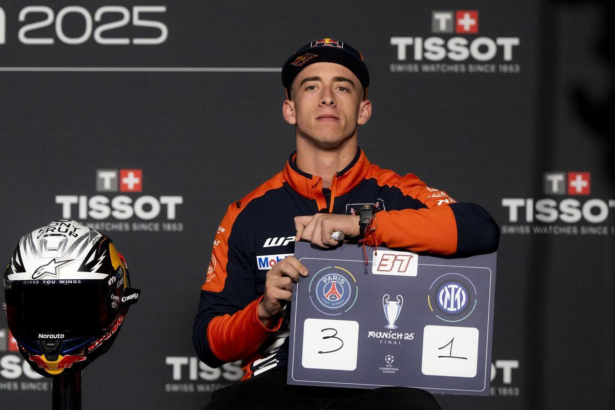 Pedro Acosta ha hecho, hoy, en Silverstone, su pronóstico de la final de la Chanmpions.