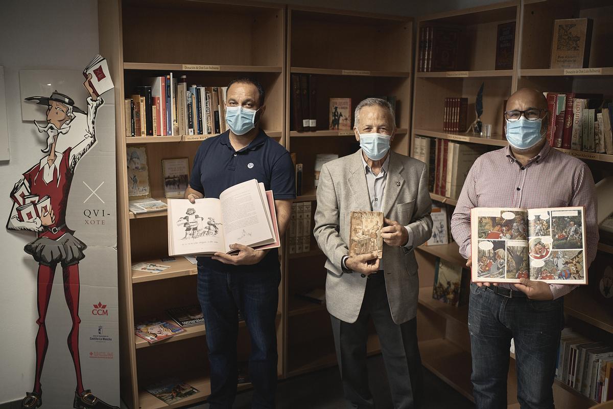 Donacion del Quijote en Moya.