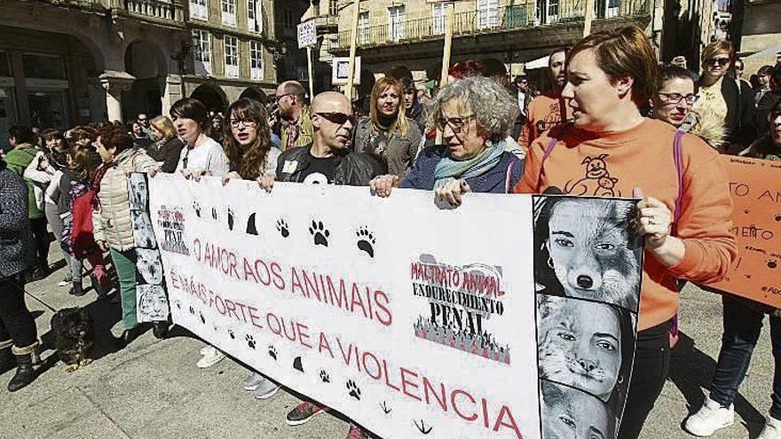 Ourense se une al clamor contra el maltrato animal